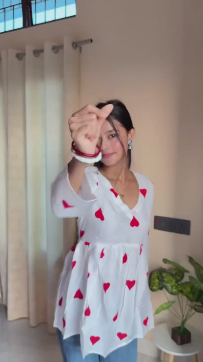 Bellnow Sweetheart Style Kurti